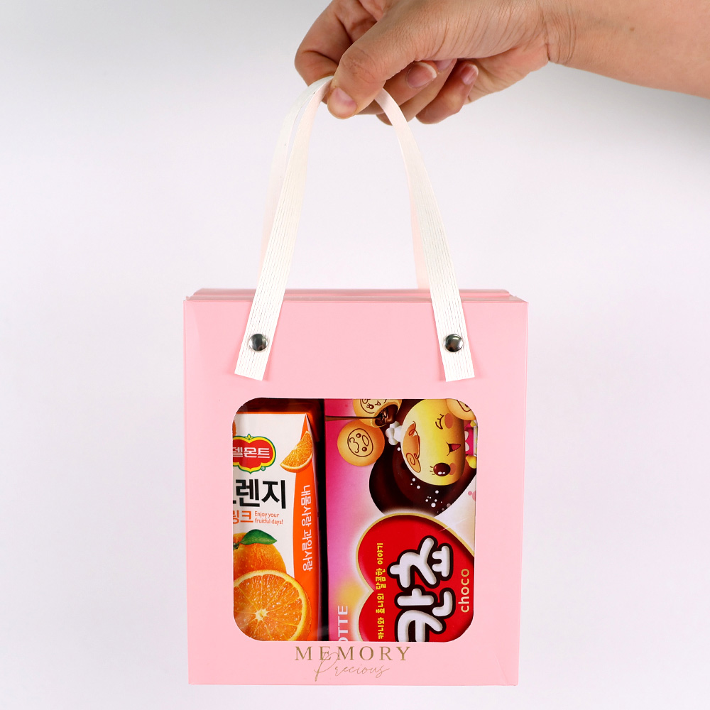 어린이날 단체 행사 음료+간식 손잡이박스 CA10