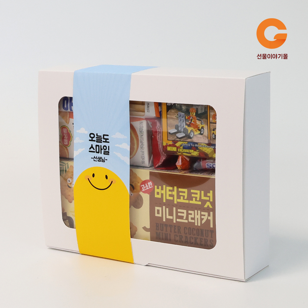 단체 행사 손잡이 레고 음료 간식 선물 박스 5호 BG05